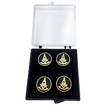 Past Master Button Covers - Set of 5