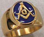 Stainless Steel Masonic Ring Black Finish