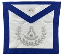 Bullion Royal Blue Past Master Apron 