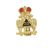 Scottish RIte 33* Lapel Pin - Goldplate