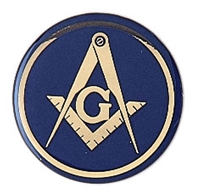 Masonic Auto Emblem  2" Polymer