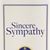 Sympathy Greeting Card with Masonic Logo (Pk of 25)